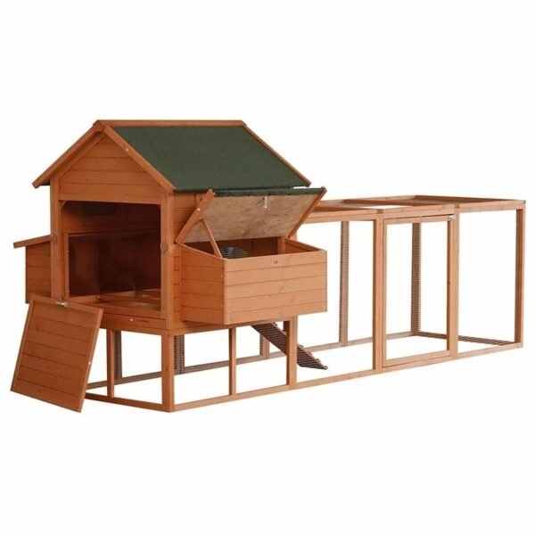 Wooden Chicken Coop Cages Cheap Guinea Pig house Rabbit Hutch Wire Mesh With laying box Extra Large